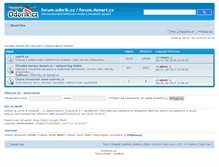 Tablet Screenshot of forum.odorik.cz