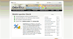 Desktop Screenshot of odorik.cz